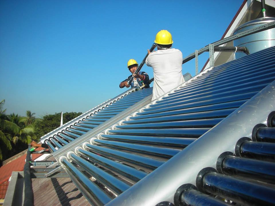 solar collector installation